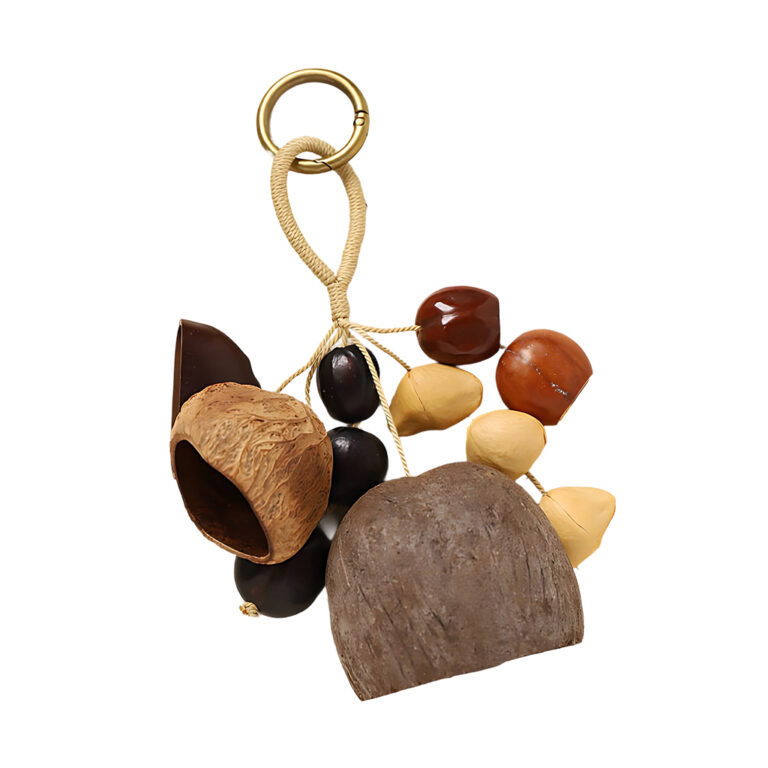 Botanical Fruit & Shell Bag Charm